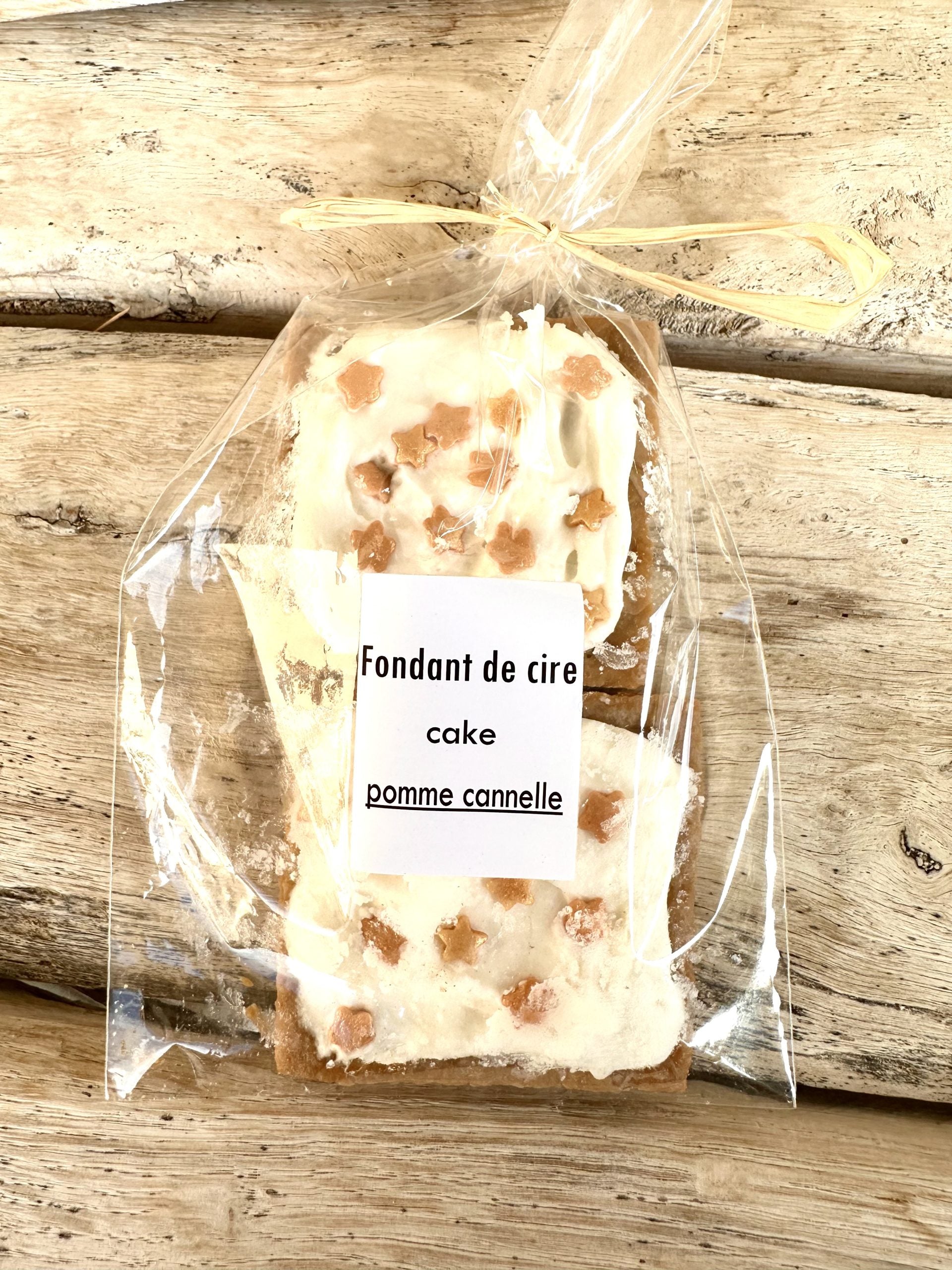 2 Biscuits carrés fondants de cire - Savonnerie de bornes