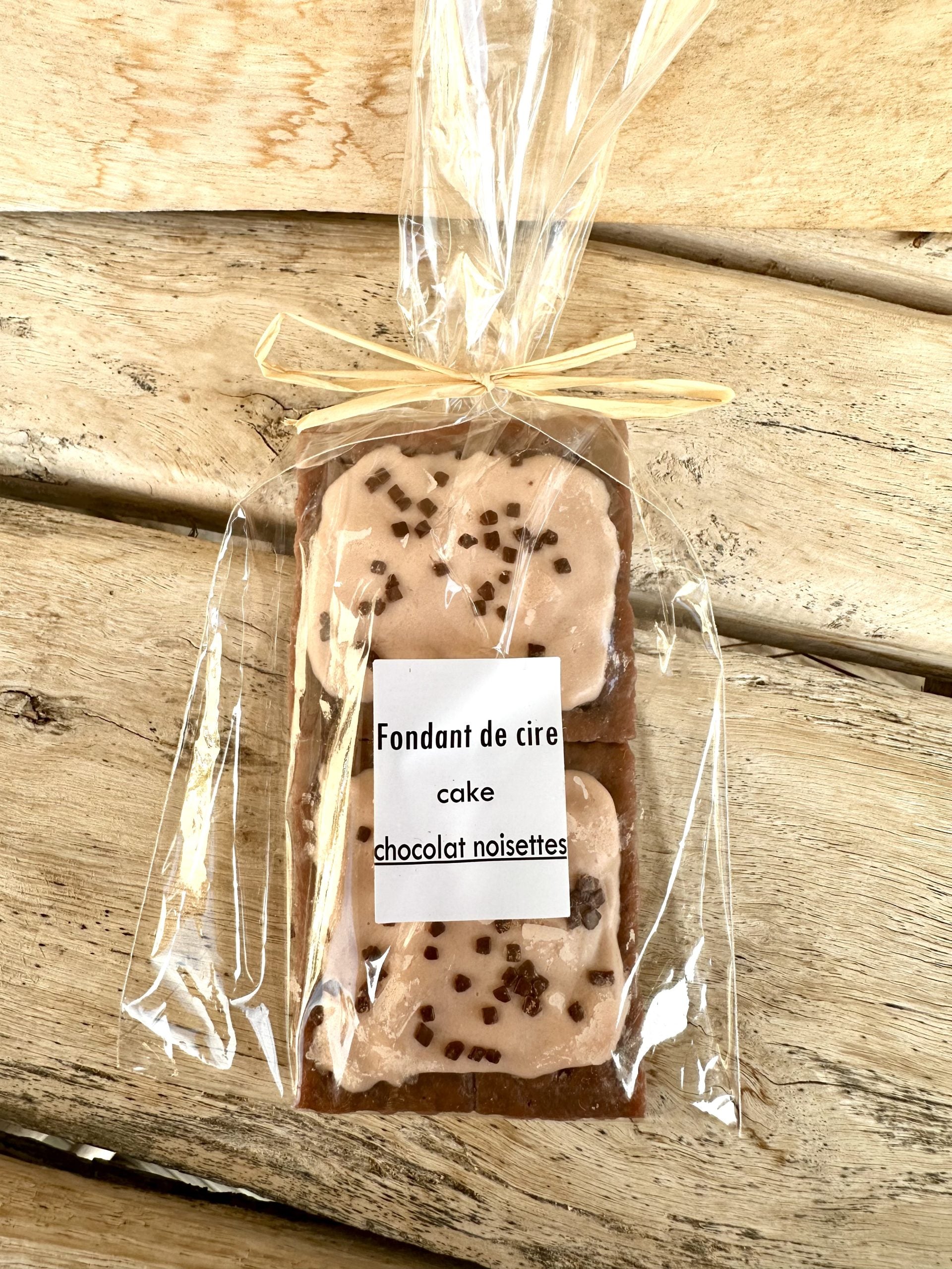 2 Biscuits carrés fondants de cire - Savonnerie de bornes