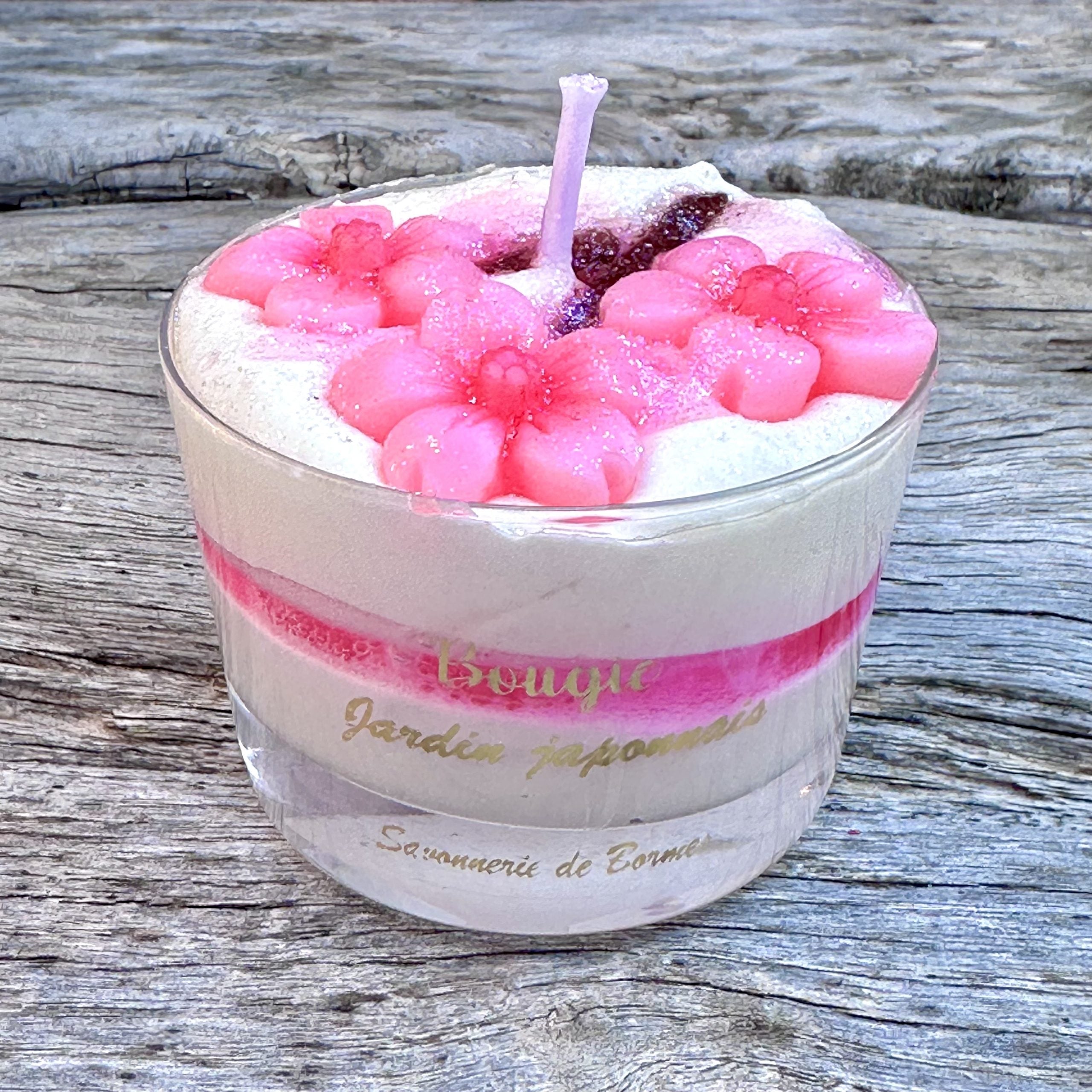 Mini verrine fête des mères FLEUR DE CERISIER - Bougie Gourmande