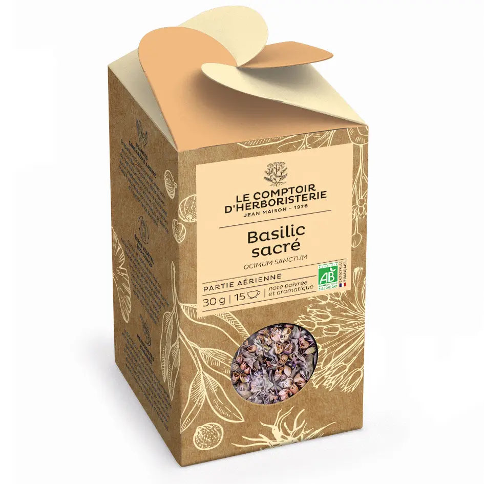 Infusion Basilic Sacré Bio Partie Aérienne 30g