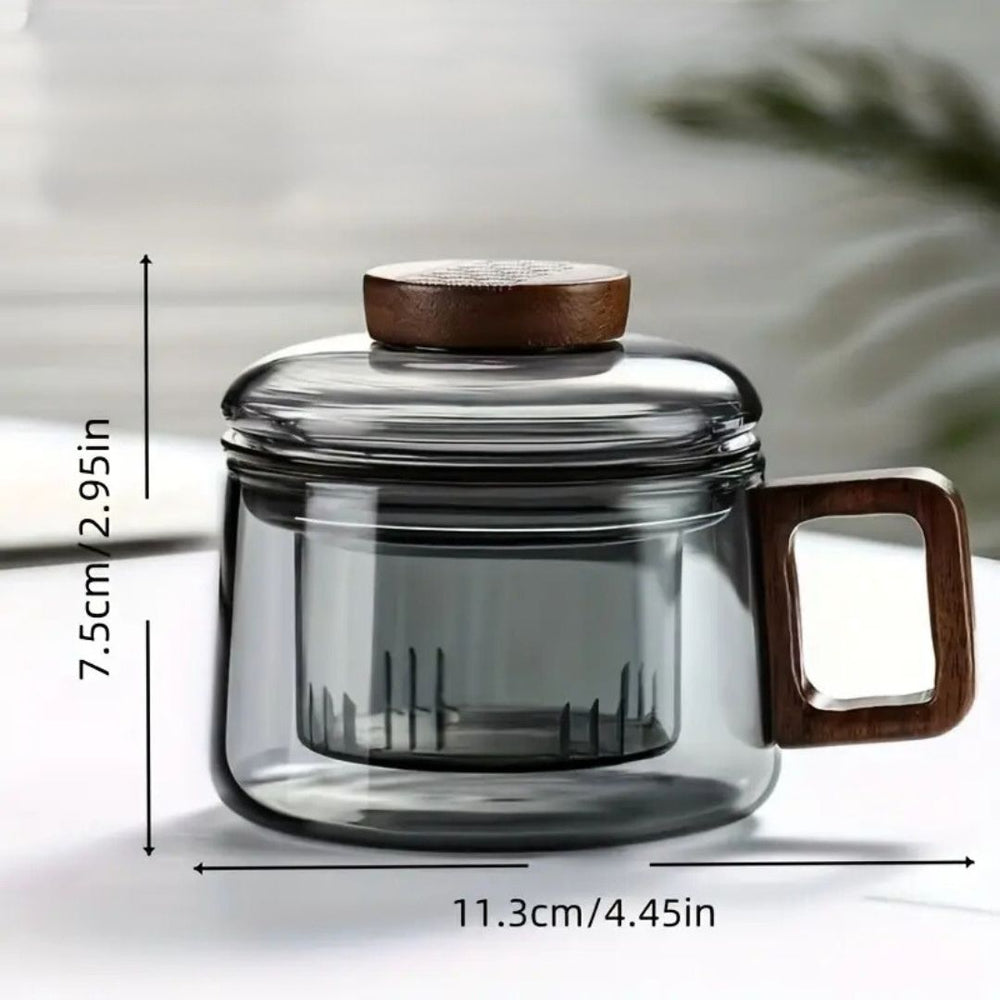 Tasse à Thé en Verre Multifonctionnelle avec Infuseur