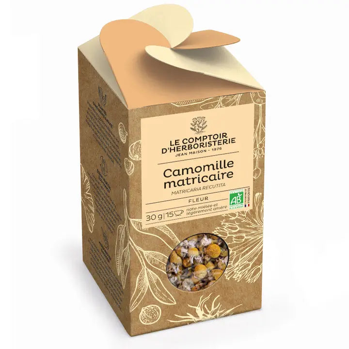 Infusion Camomille Matricaire Bio Fleur 30g – Une Infusion Apaisante et Traditionnelle