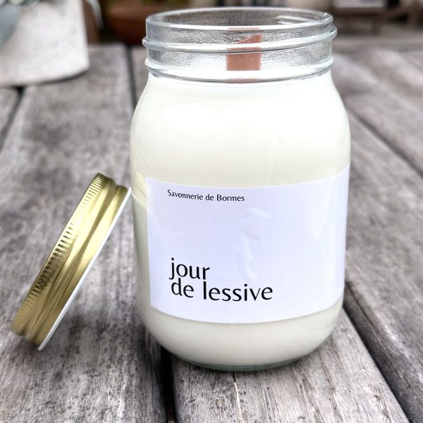 POT DE CIRE 400 G JOUR DE PLAGE - Savonnerie de Bormes