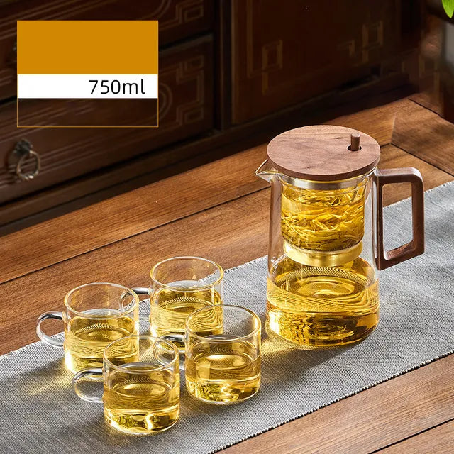 Chinese Glass Teapot with One Knob - The Art of Enjoying Tea with Elegance