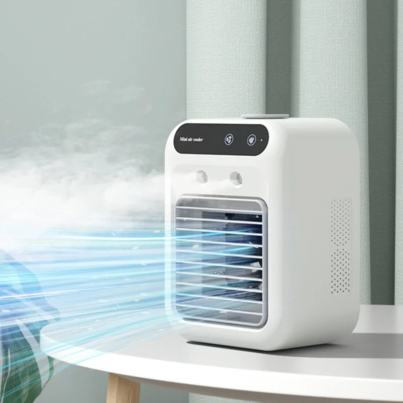 Climatiseur Portable Sans Fil USB – Mini Refroidisseur d'Air & Humidificateur