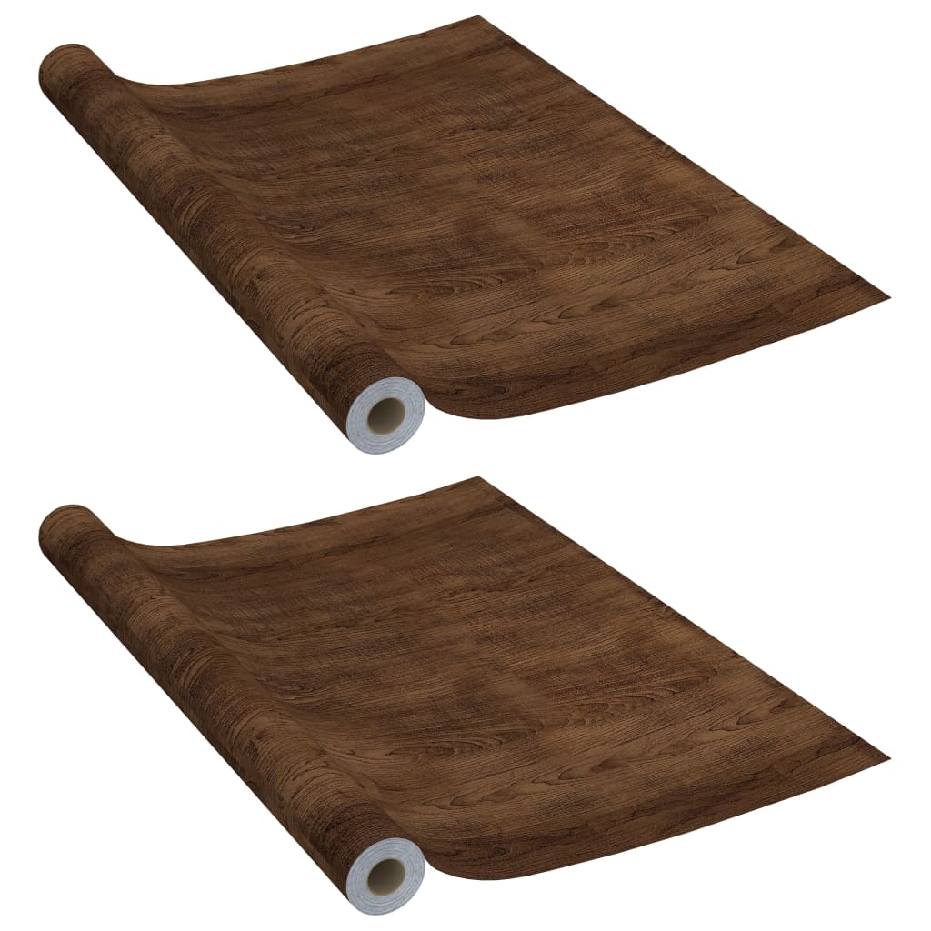 Film Autoadhésif pour Meubles Effet Bois 500x90 cm  – PVC Opaque