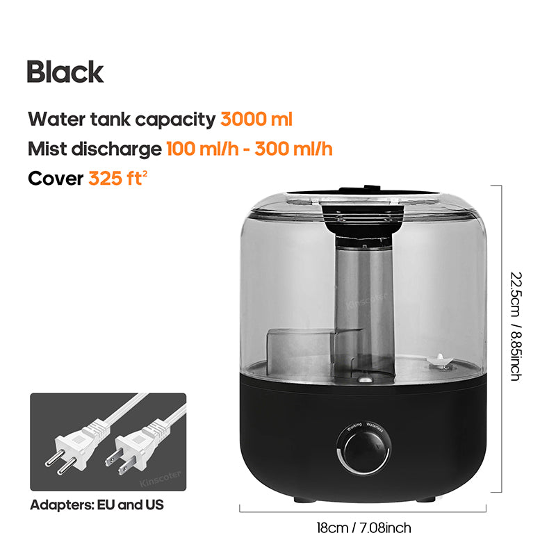 Humidificateur d'Air Professionnel 3L
