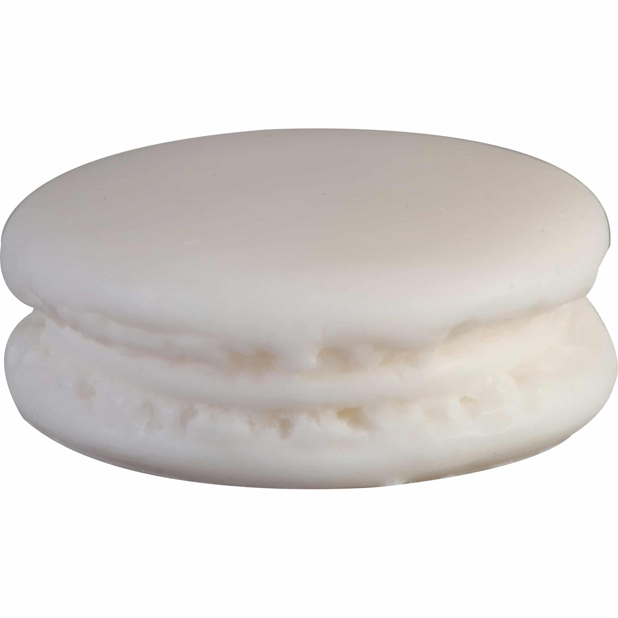 Macaron savon au lait d’ânesse bio 110 g Musc blanc - Savonnerie des bormes