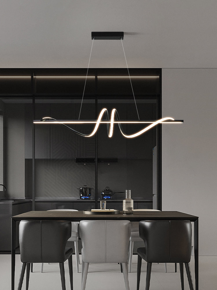 Lustre LED Suspendu  – Design Minimaliste pour Salon, Salle à Manger et Bureau