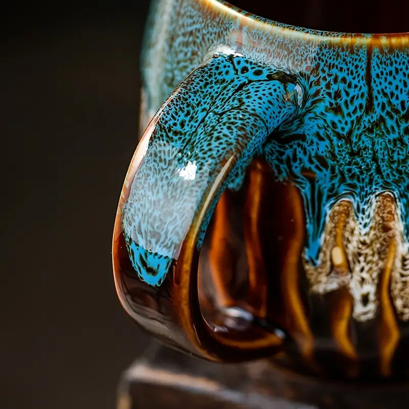 Tasse en Céramique Isolée – Grande Capacité et Style Élégant