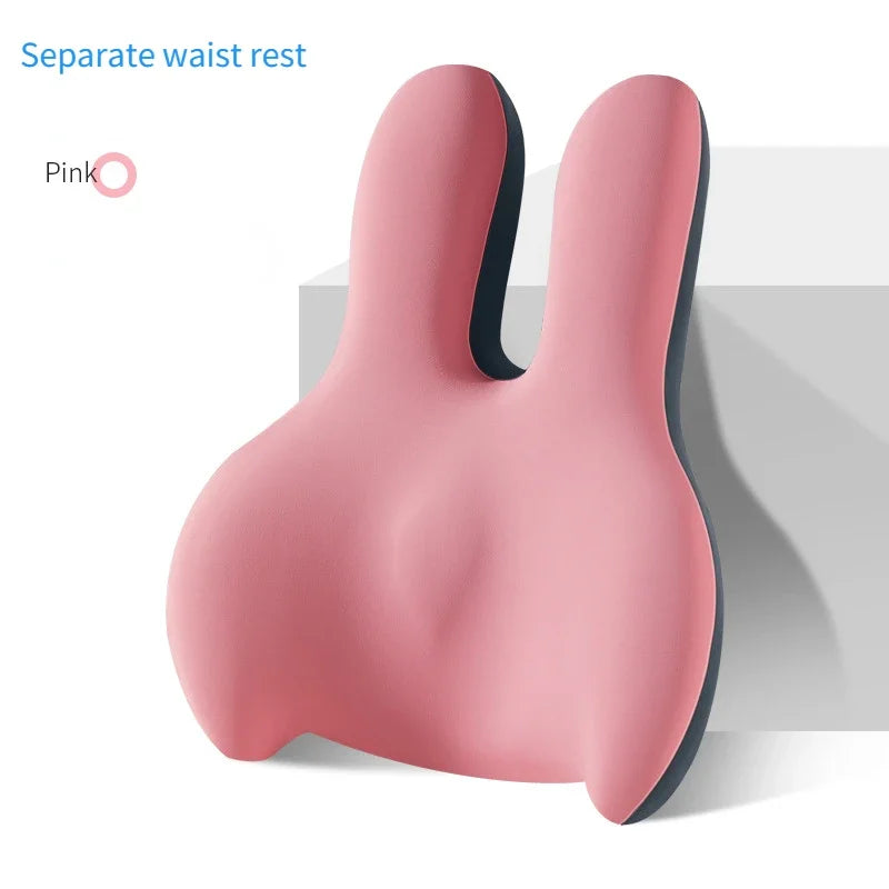 Ergonomic cushion for lumbar support
