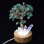 Arbre à Argent en Cristal avec Base LED – Arbre de Richesse et Chakra