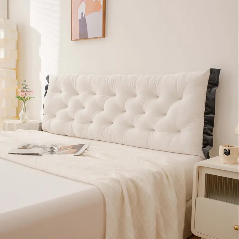 Oreiller de Lecture Double en Velours Cristal