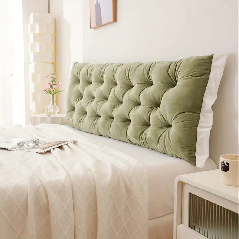 Oreiller de Lecture Double en Velours Cristal