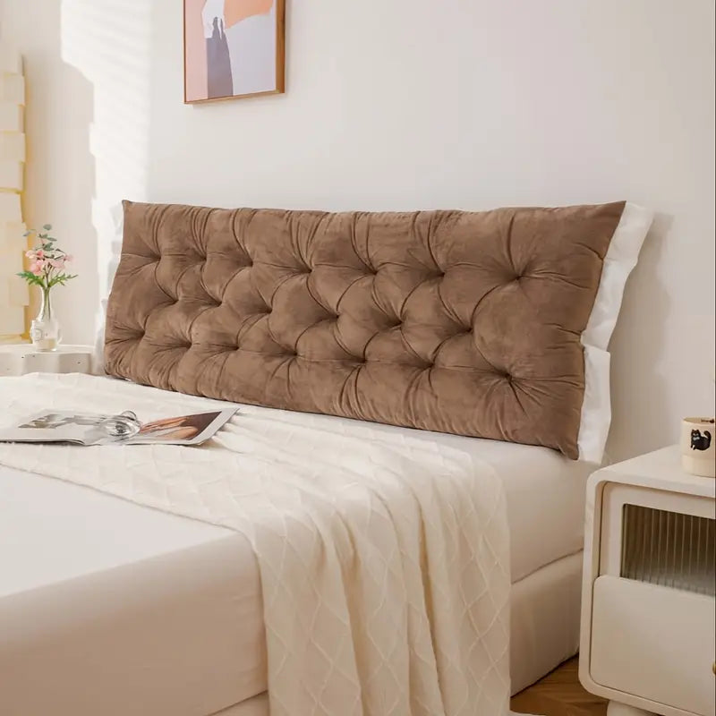 Oreiller de Lecture Double en Velours Cristal