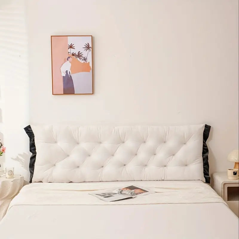 Oreiller de Lecture Double en Velours Cristal