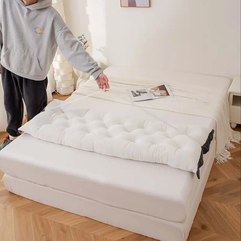 Oreiller de Lecture Double en Velours Cristal