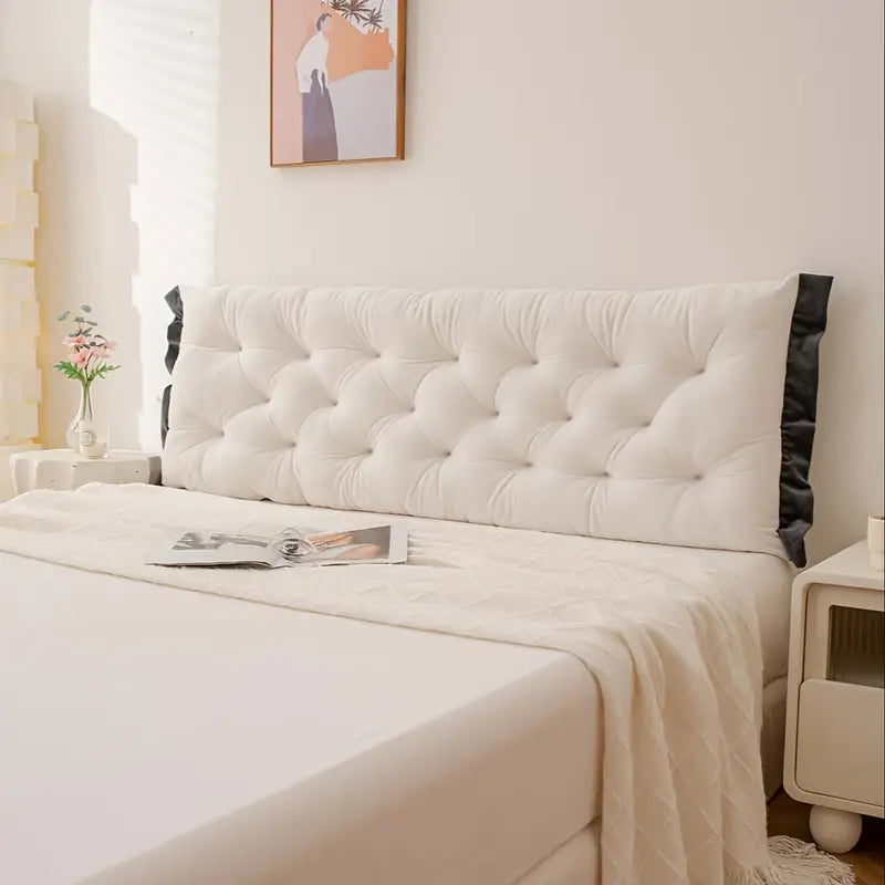 Oreiller de Lecture Double en Velours Cristal