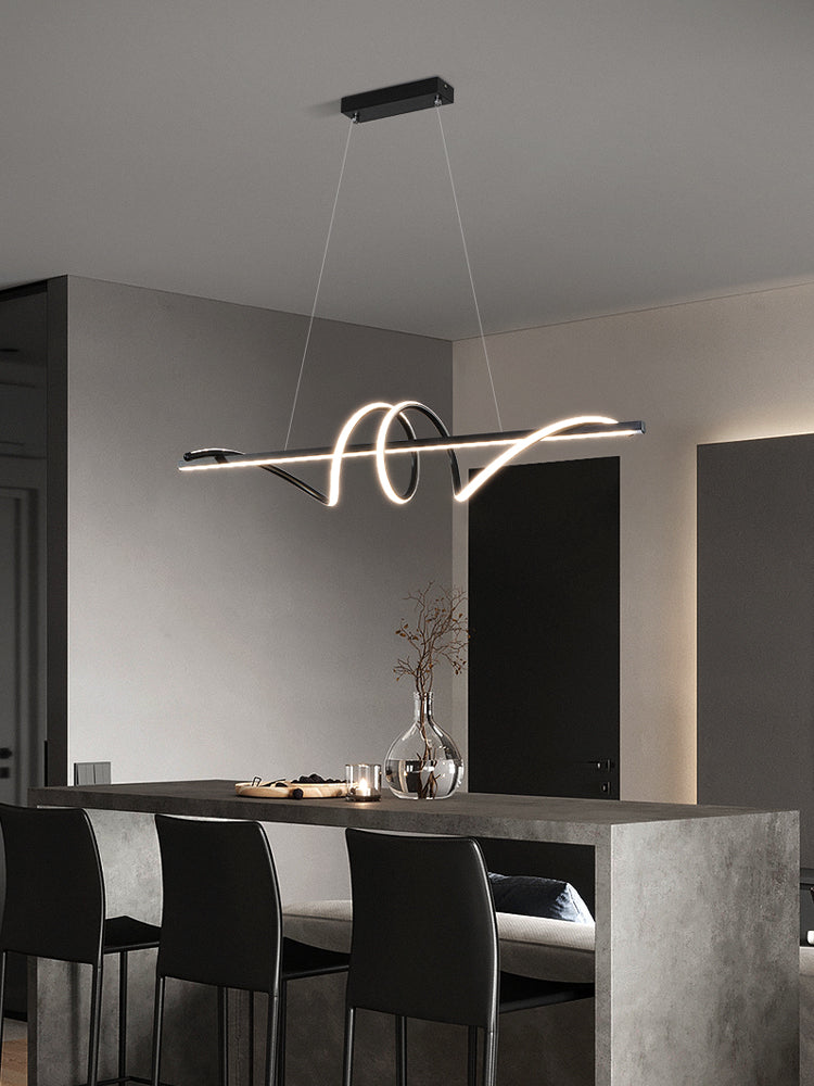 Lustre LED Suspendu  – Design Minimaliste pour Salon, Salle à Manger et Bureau