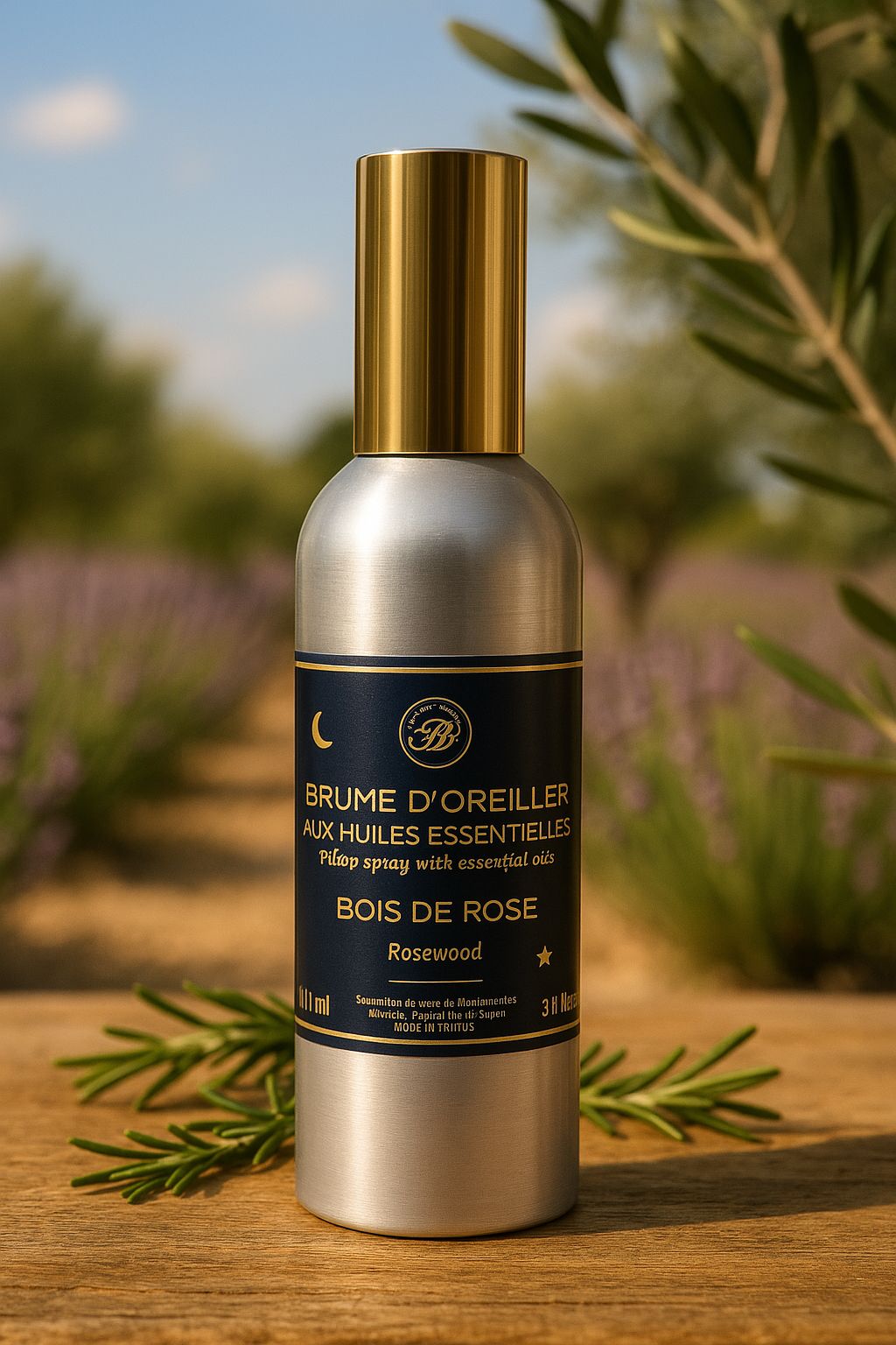 Brume d'Oreiller - Bois de Rose - Savonnerie de Bormes
