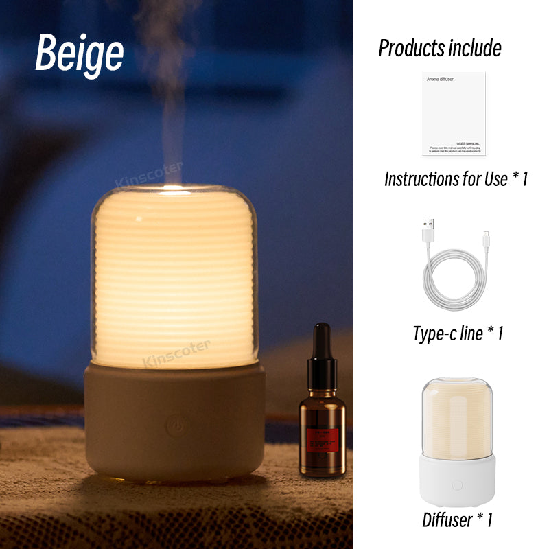 Diffuseur ultrasonique avec lumière LED – 120 ou 150 ml