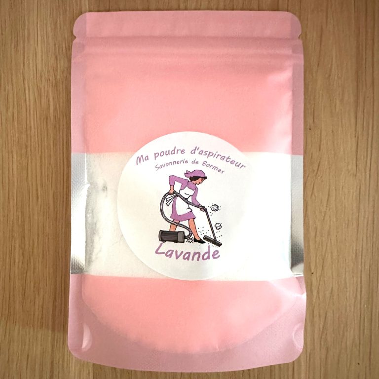 Lavendel-Staubsaugerpulver - 100 g - Savonnerie de Bormes