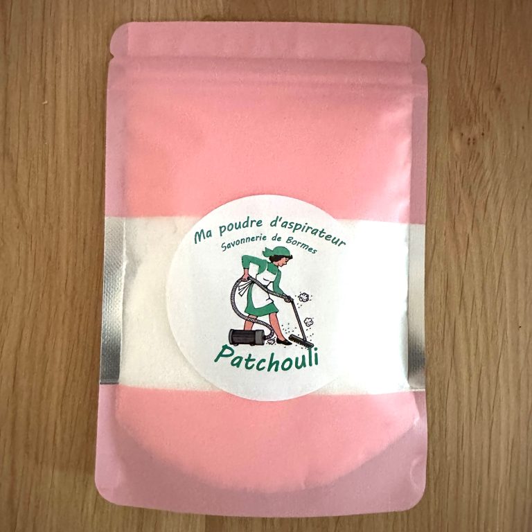 Patchouli-Staubsaugerpulver - 100 g - Savonnerie de Bormes