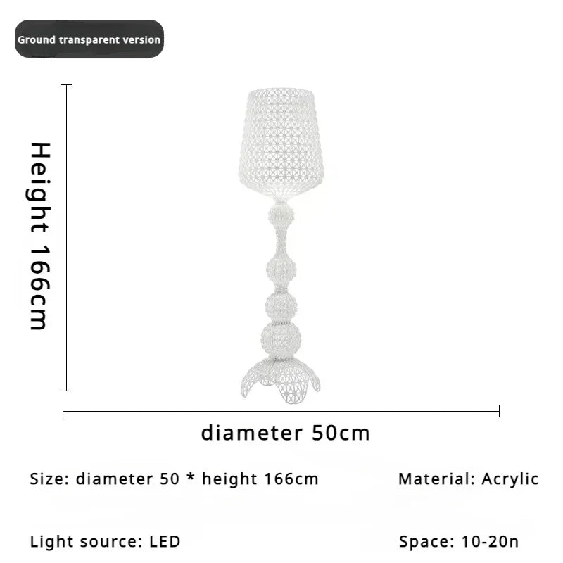 Lampadaire Sculptural Italien