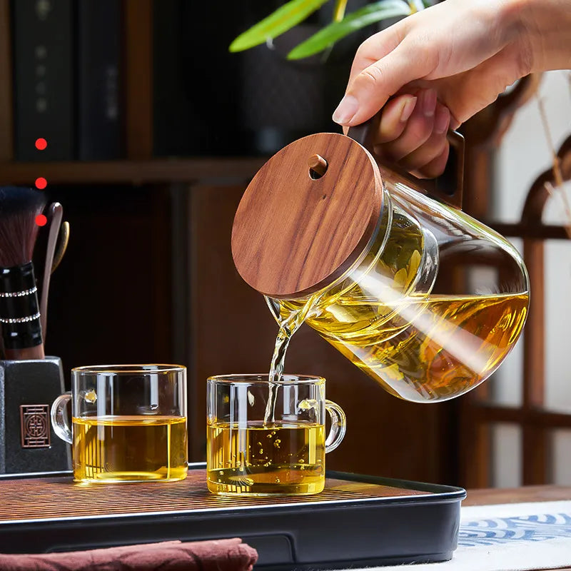 Chinese Glass Teapot with One Knob - The Art of Enjoying Tea with Elegance