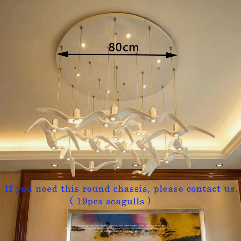 Plafonnier LED Suspendu Design Oiseau – Élégance et Modernité