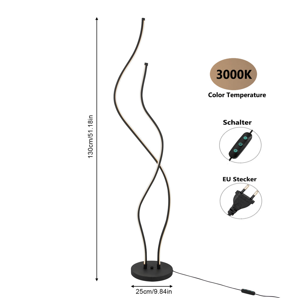Lampadaire LED à Intensité Réglable