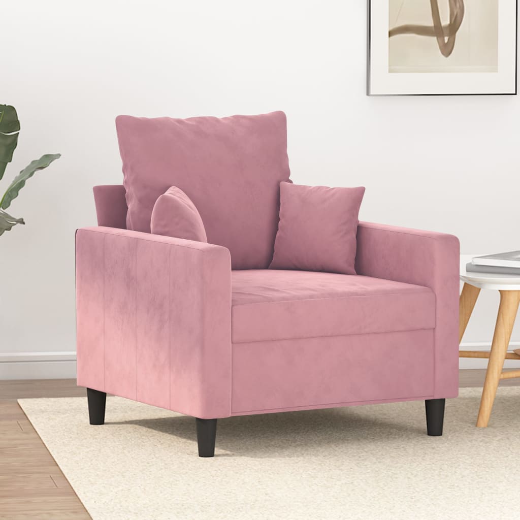 Canapé en velours – Disponible de 60 à 180 cm