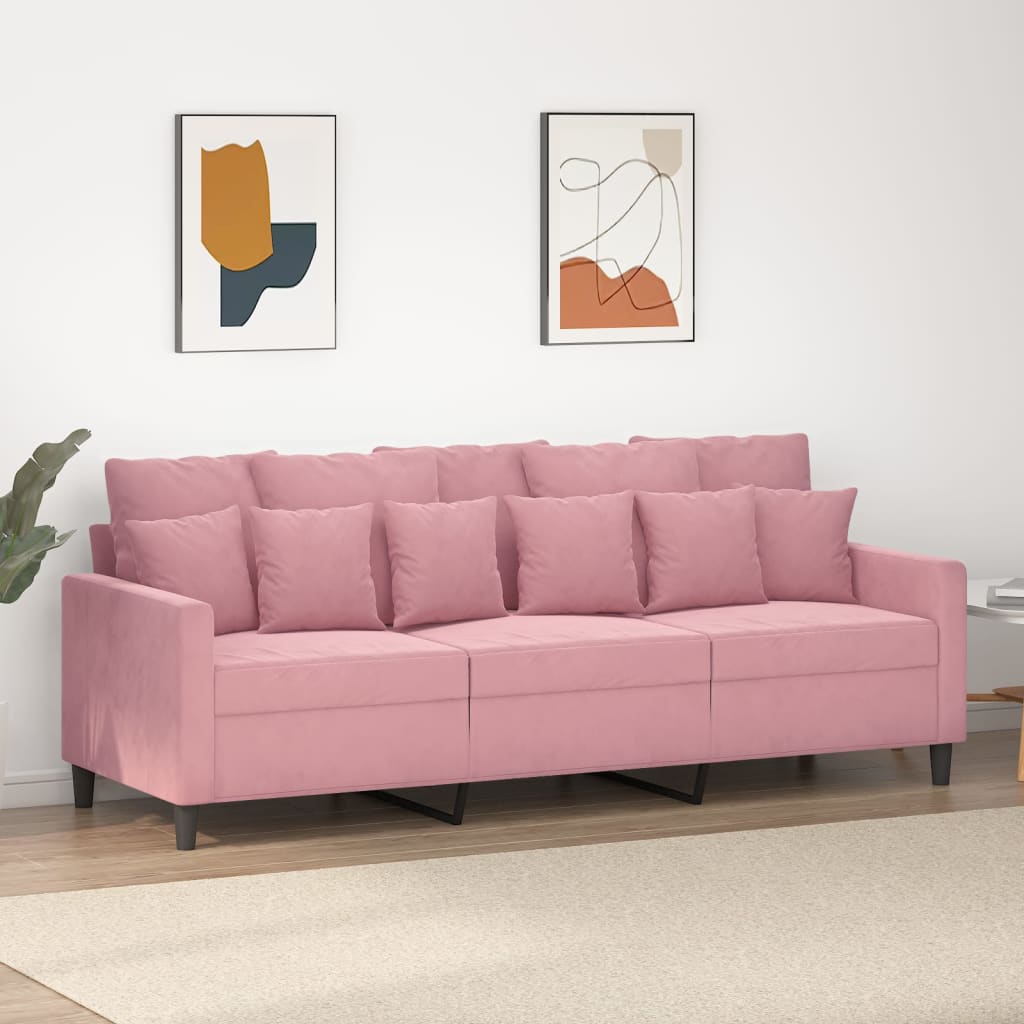 Canapé en velours – Disponible de 60 à 180 cm