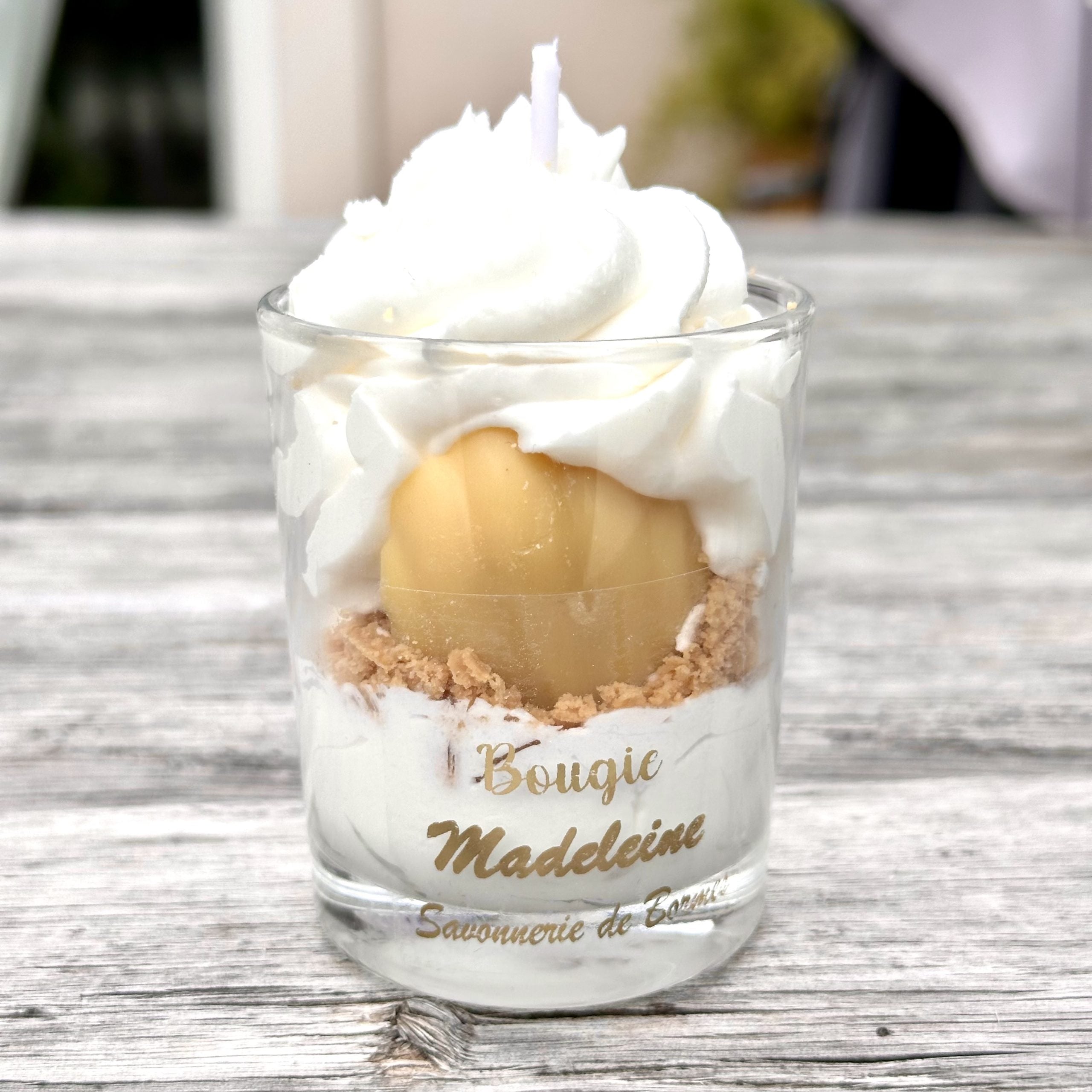 Mini bougie pâtissière MADELEINE - Bougie Gourmande