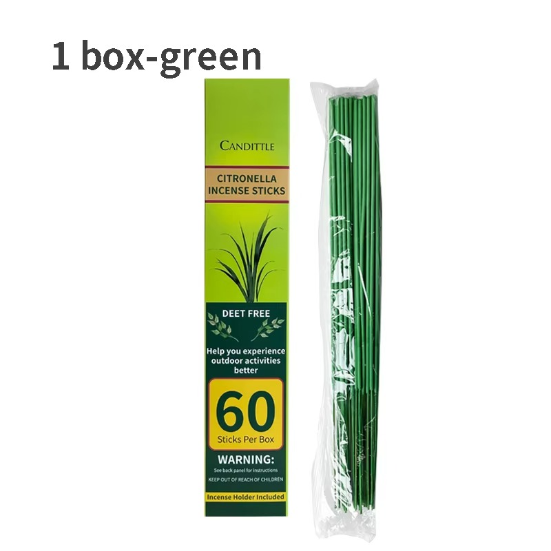Bâton d'Encens Anti-Moustiques à la Citronnelle - Naturel et Sûr pour l'Extérieur