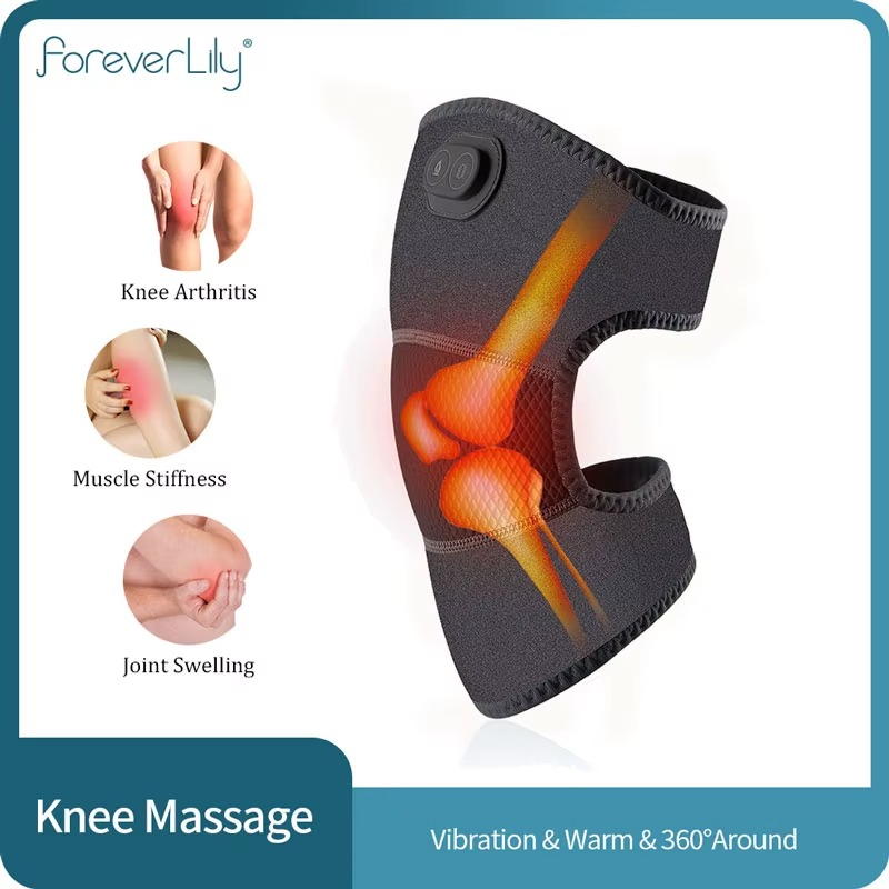 Appareil de Massage du Genou avec Vibration à 3 Vitesses