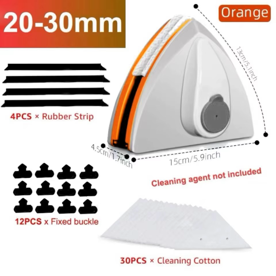 Brosse de Nettoyage de Vitres Magnétique Double Face