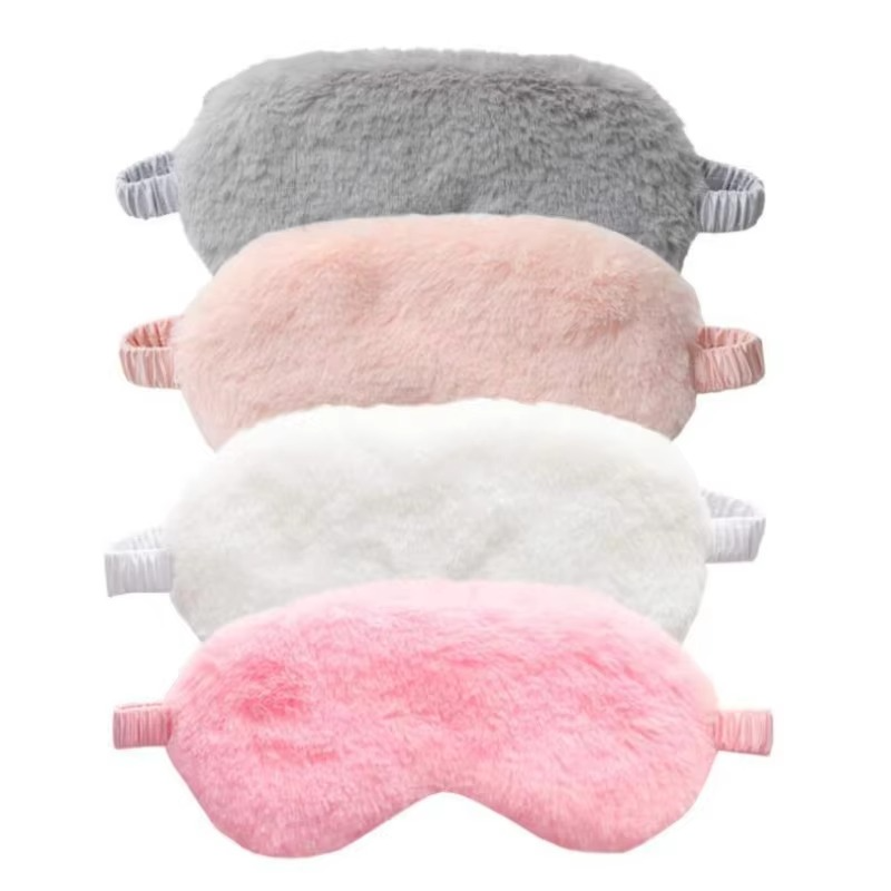 Masque de Sommeil en Peluche Douce