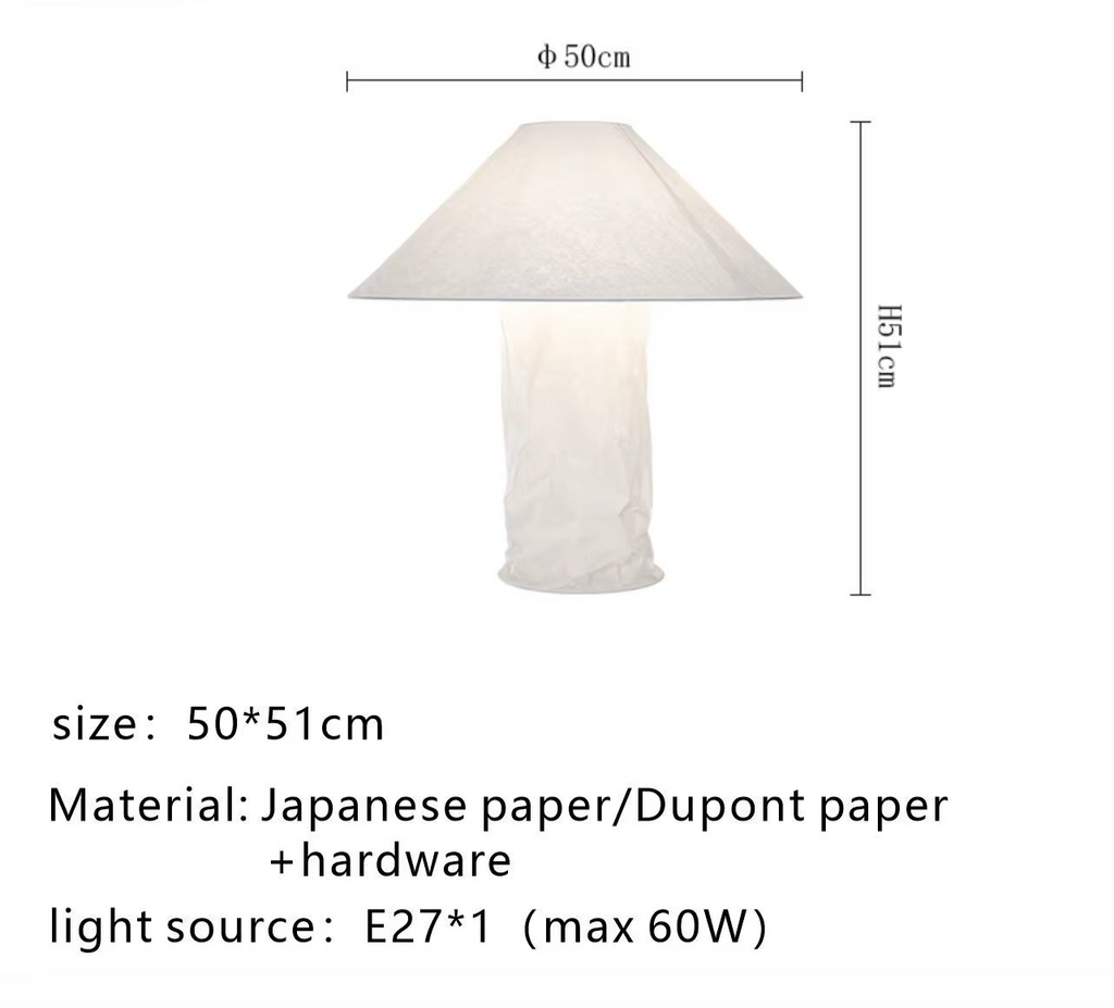 Lampe de Table Wine-Sabi – La chaleur d’une lumière apaisante