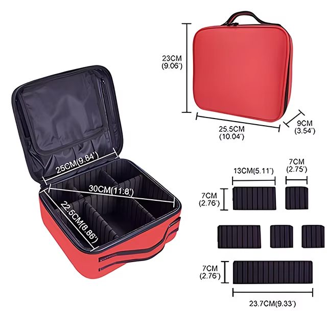 Sac de Maquillage Professionnel Étanche pour Femme