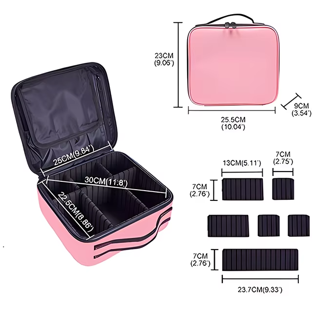Sac de Maquillage Professionnel Étanche pour Femme