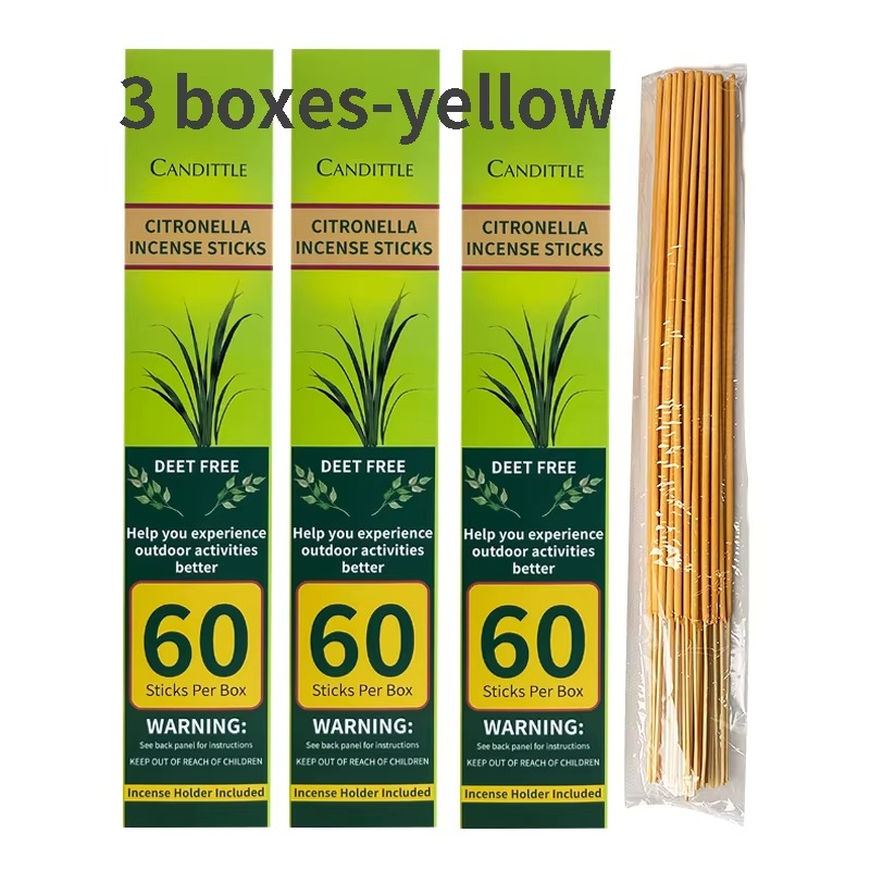 Bâtons d’encens à la citronnelle pour extérieur