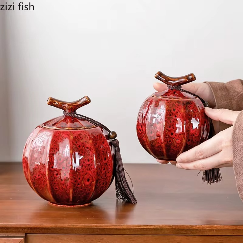 Boîte à Thé en Céramique