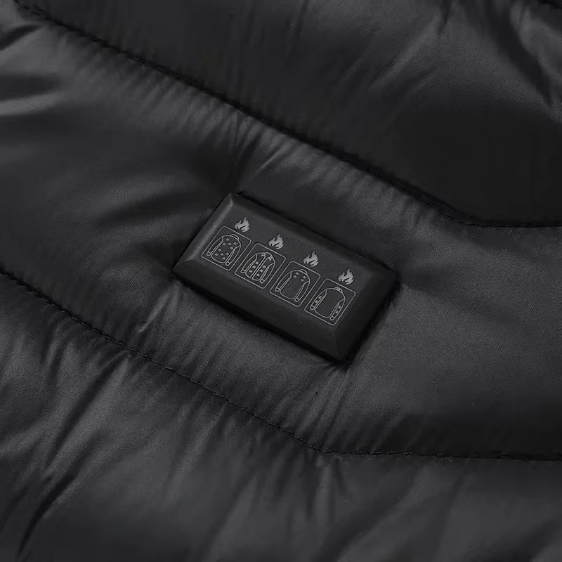 Veste Chauffante USB Électrique pour Hommes – Parka Hiver Imperméable avec Chauffage Intelligent