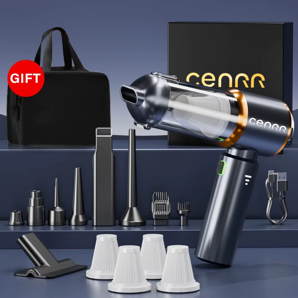 Mini Aspirateur de Voiture Puissant – Portable et Multifonction