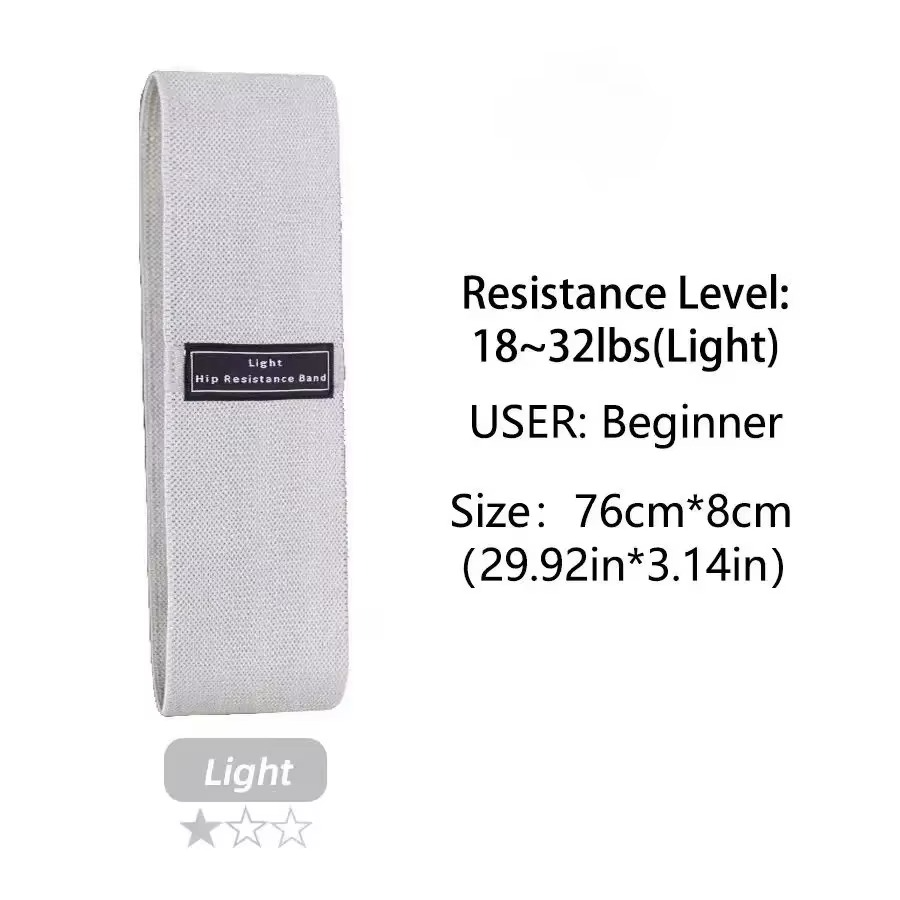 Bandes de Résistance en Tissu – Entraînement Fessiers, Cuisses & Corps Complet