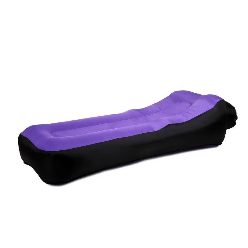 Canapé-Lit Gonflable Double Couche avec Oreiller