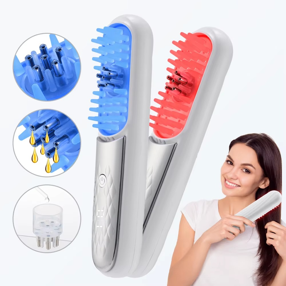 Peigne électrique massant cuir chevelu – LED
