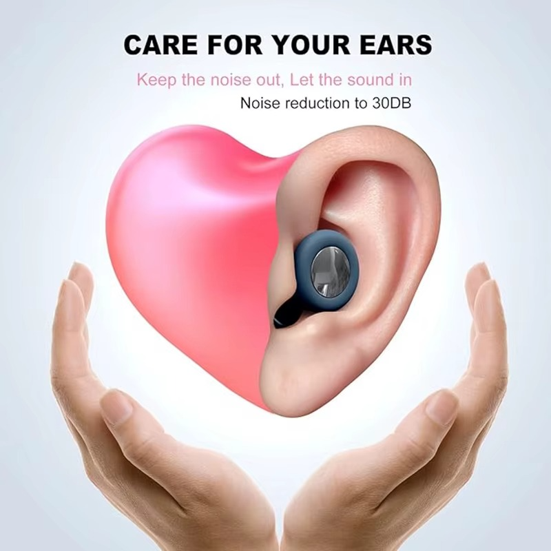 Bouchons d’Oreille en Silicone – Réduction du Bruit & Sommeil Paisible