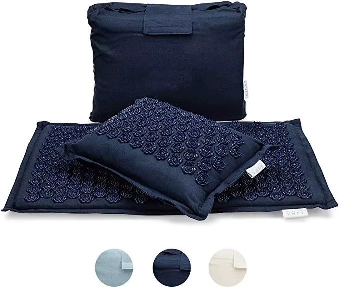 Tapis d’acupression en lin naturel – relaxation – vue 6